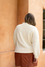 Your Favorite Knit Sweater In Cream Womens