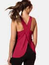 Crisscross Scoop Neck Active Tank