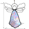 Angel Ornament Sun Catcher: Clear Iridized