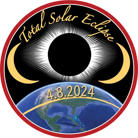 2024 Total Solar Eclipse 4" Vinyl Sticker