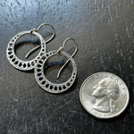 Jennifer Kahn Jewelry Lotus Root Earrings in Sterling Silver