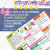 Denise Albright® - Earn & Learn® Kids Money Management Chore Chart | Open Stock: Kickin' Colors