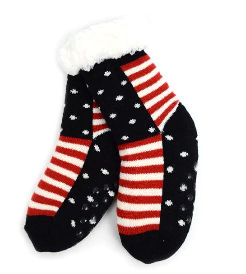 Kids Sherpa Socks - Americana