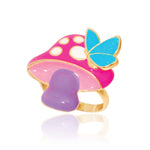 Girl Nation - Mushroom Meadow Adjustable Ring with Gift Box