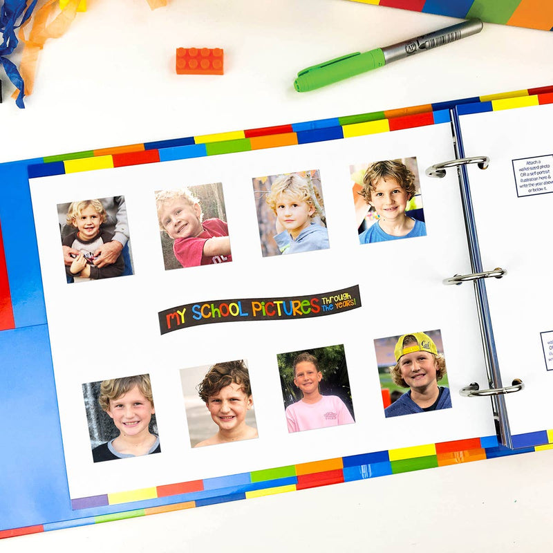 Denise Albright® - Class Keeper® School Days Memory Book | Open Stock: Primary Stripes
