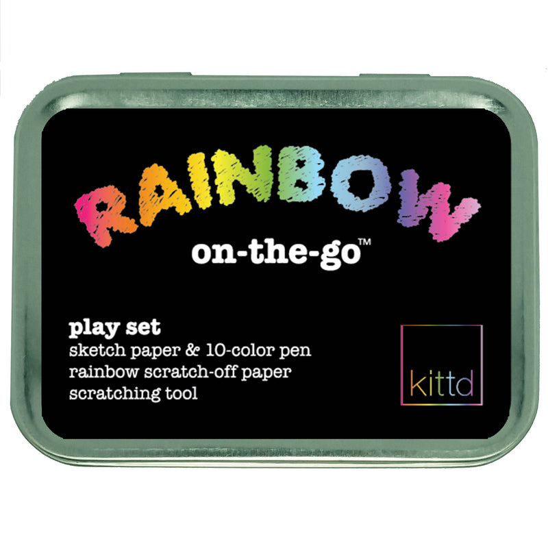 kittd - Rainbow On-the-Go Kids Travel Art Set!