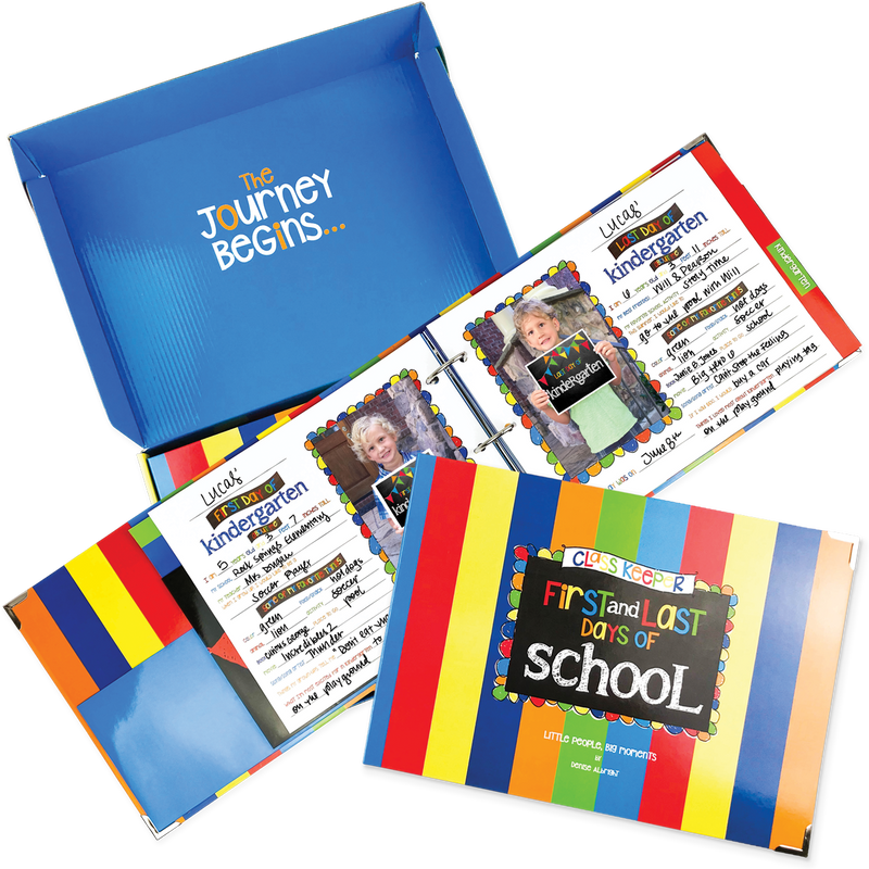 Denise Albright® - Class Keeper® School Days Memory Book | Open Stock: Primary Stripes