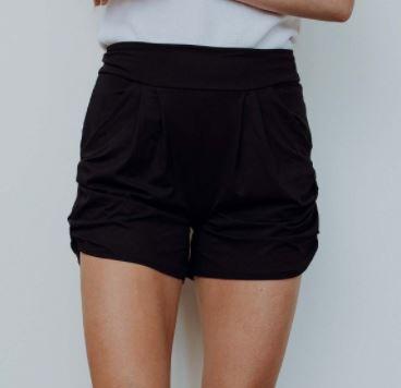 Black Harem Shorts