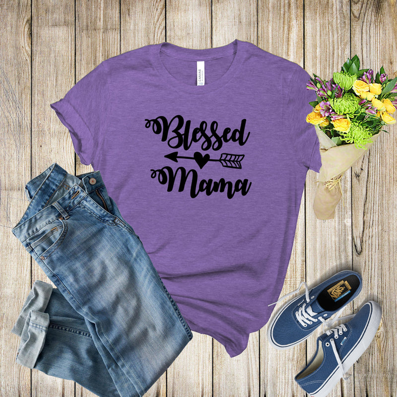 Graphic Tee - Blessed Mama