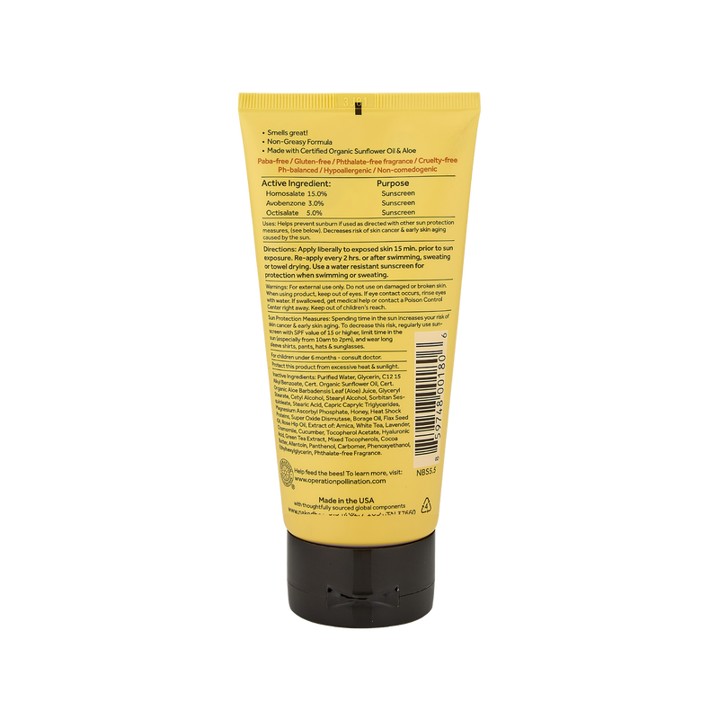 The Naked Bee - 5.5 oz. Moisturizing Sunscreen with SPF 30