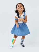 Pals Socks - Rainbowface & Mr. Gray Mismatched Kids Non-Slip Socks