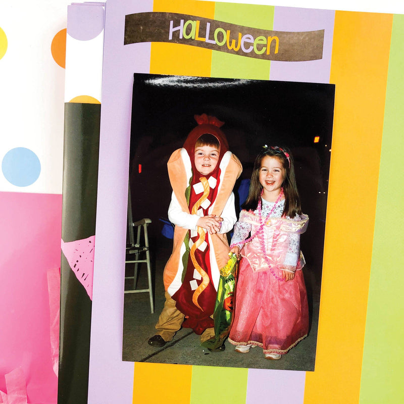 Denise Albright® - Class Keeper® School Days Memory Book | Open Stock: Primary Stripes