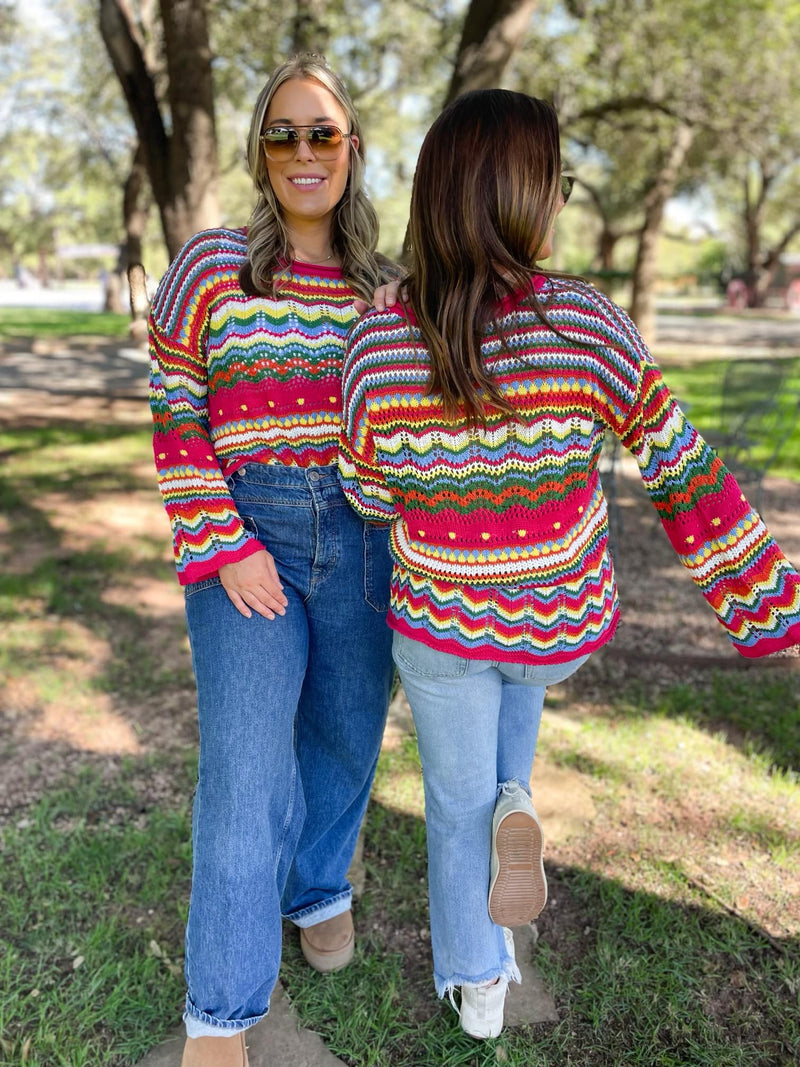 Abilene Crochet Sweater