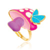 Girl Nation - Mushroom Meadow Adjustable Ring with Gift Box