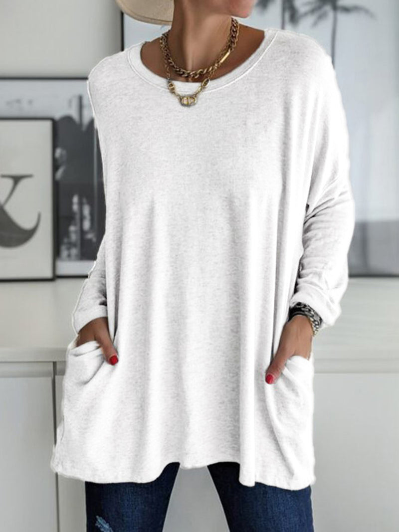 Round Neck Long Sleeve T-Shirt