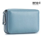 RFID Wallet - Peacock Blue