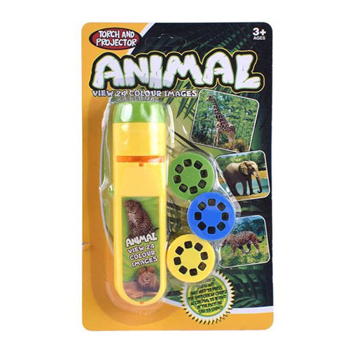 Jsblueridge Toys - Animal Projector Torch Flash Light Toy For Kids