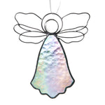 Angel Ornament Sun Catcher: Clear Iridized