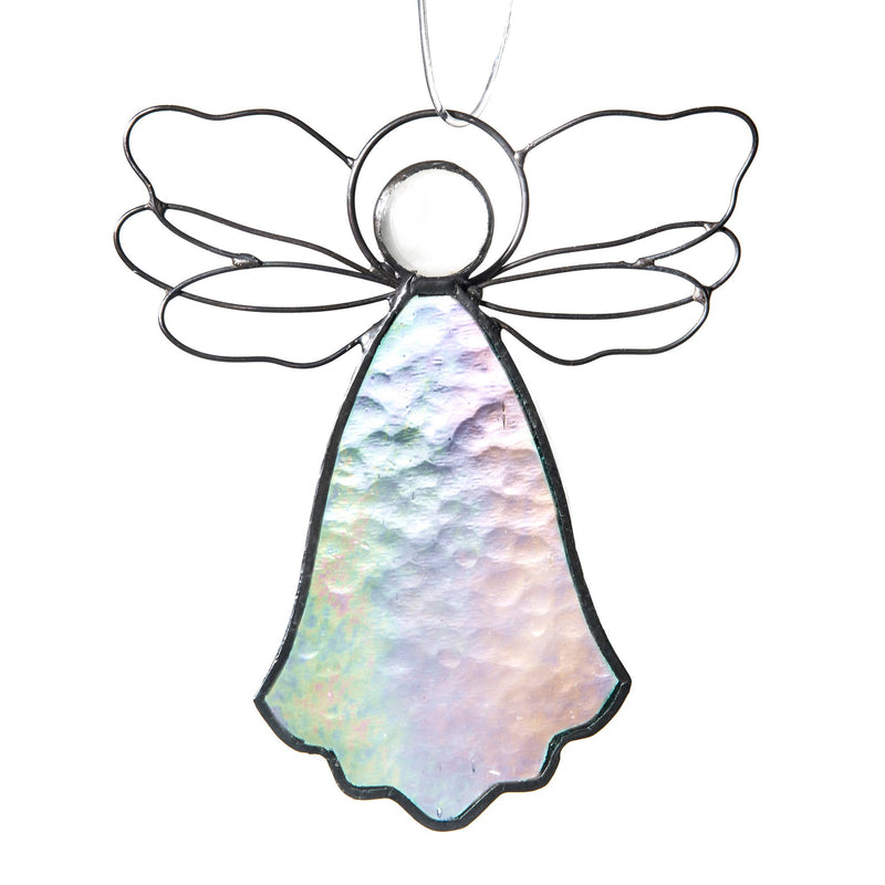 Angel Ornament Sun Catcher: Clear Iridized