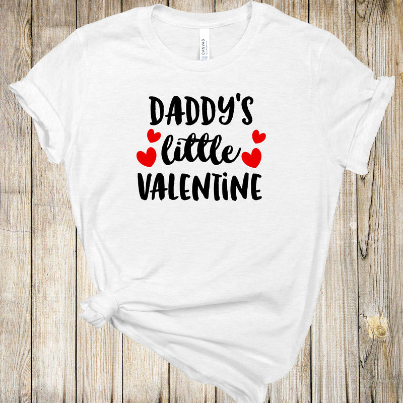 Graphic Tee - Daddys Little Valentine