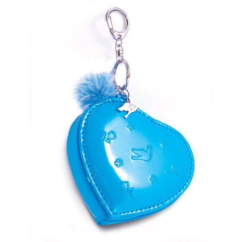 Blue Heart Keychain