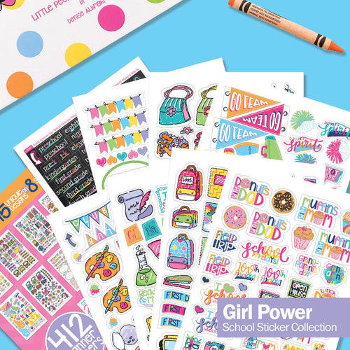 Denise Albright® - Girl Power Stickers for School Events