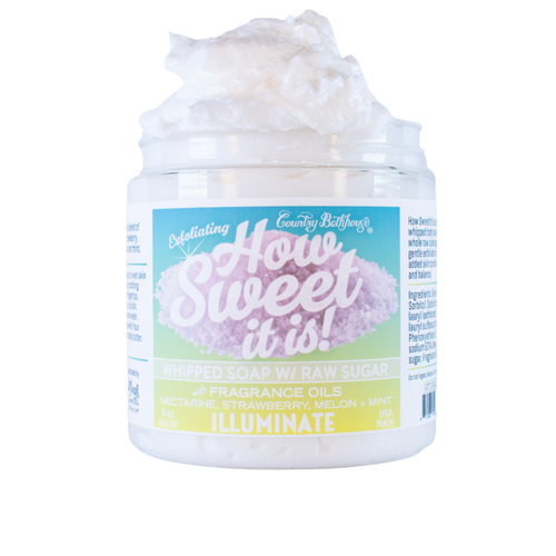 Country Bathhouse Wholesale - How Sweet It Is Whipped Soap With Raw Sugar Illuminate