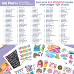 Denise Albright® - Girl Power Stickers for School Events