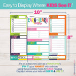Denise Albright® - Earn & Learn® Kids Money Management Chore Chart | Open Stock: Kickin' Colors