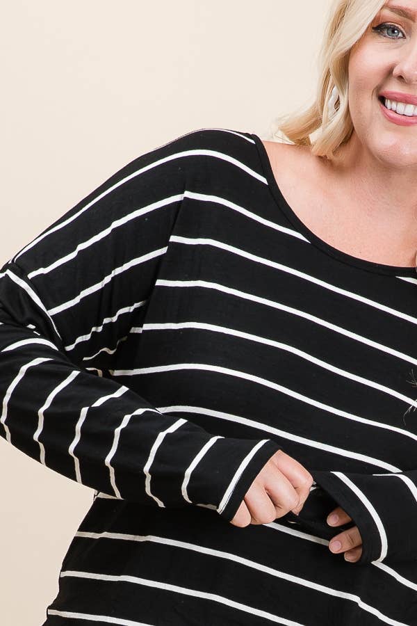 The Moment of the Truth Stripe Top