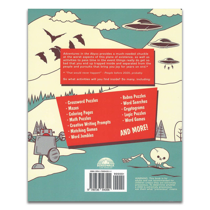 Boredwalk - Adventures in the Abyss Activity Book