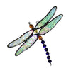 Stained Glass Dragonfly Suncatcher Ornament