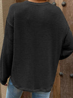 Round Neck Long Sleeve T-Shirt*