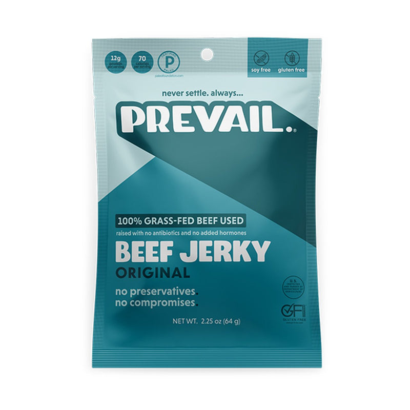 Prevail Jerky Original 100% Grass-Fed Beef Jerky- 2.25 Oz