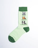 Women's Trash Panda Racoon Crew Socks