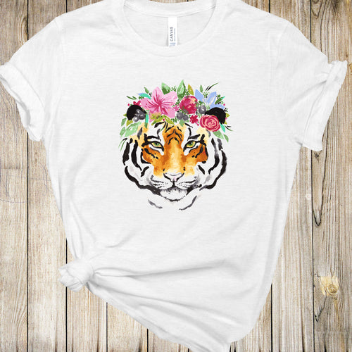 Graphic Tee - Floral Tiger