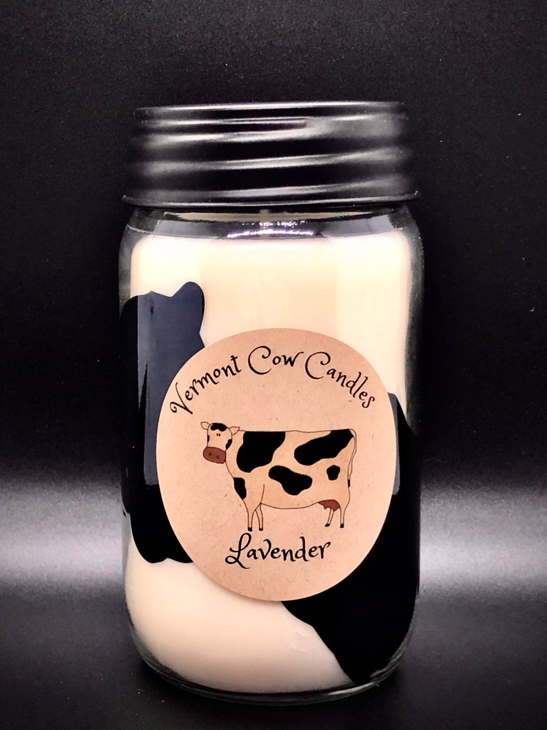 Vermont Cow Candles: Lavender 16Oz