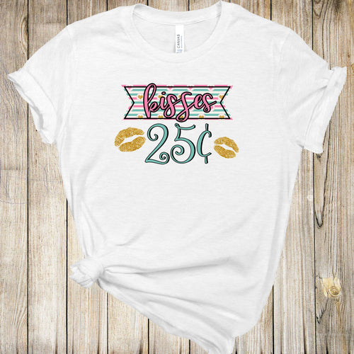 Graphic Tee - Kisses 25 Cents