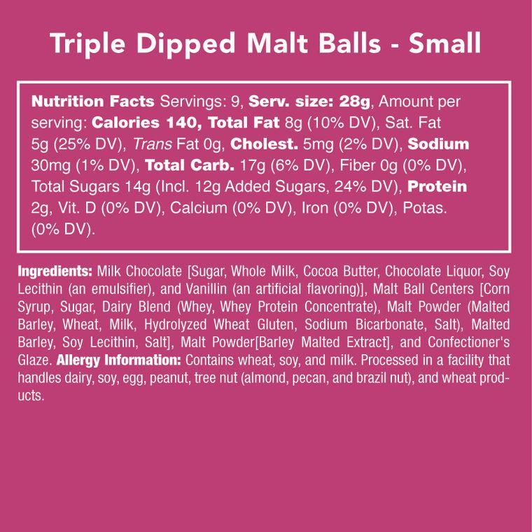 Triple-Dipped Malt Balls