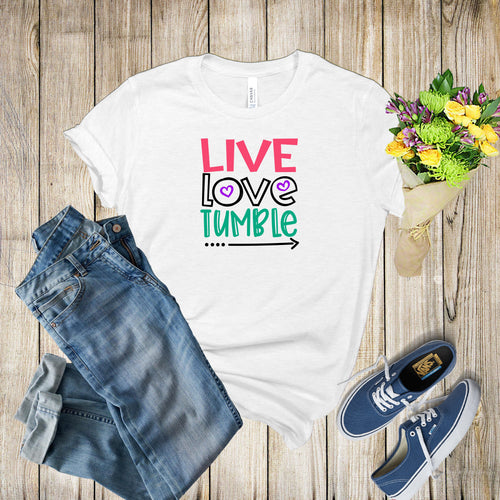 Graphic Tee - Live Love Tumble