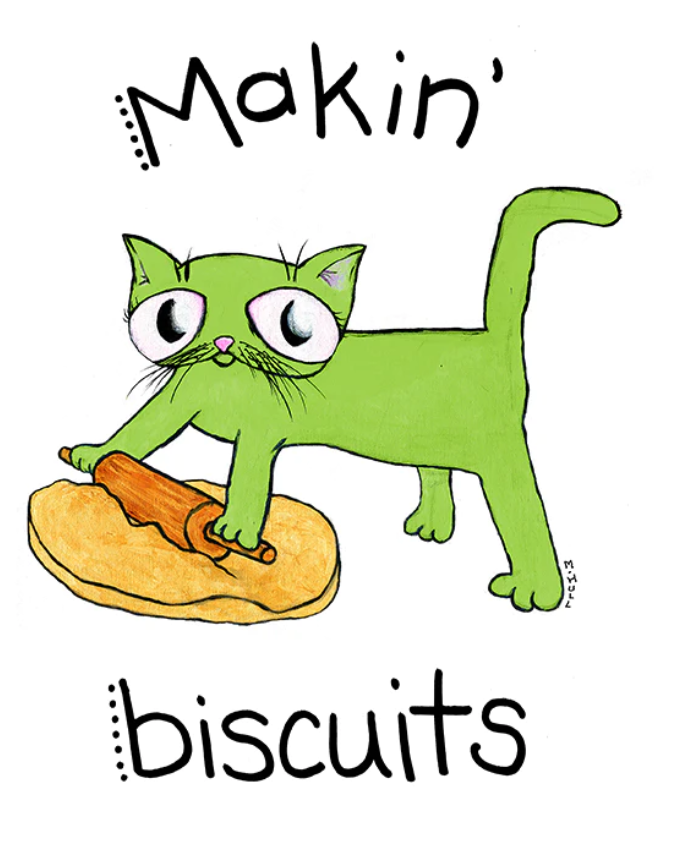 Martha Hull - Makin' Biscuits 11" x 14" Print