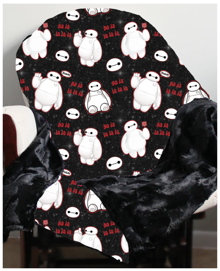 White Friend Minky Blanket