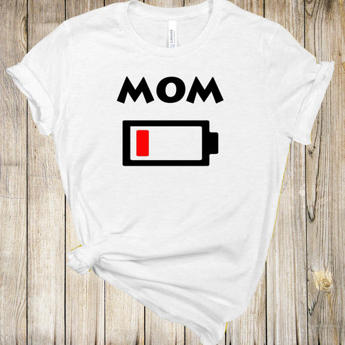Graphic Tee - Mom Battery
