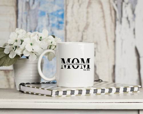 Mug - Mom Custom With Names