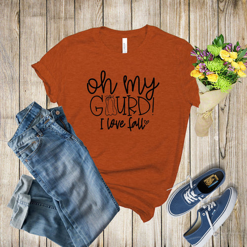 Graphic Tee - Oh My Gourd I Love Fall