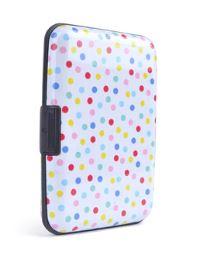 Credit Card Holder With Rfid Protection - Polka Dots