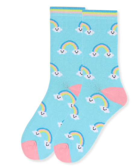 Women's Novelty Socks: Rainbow