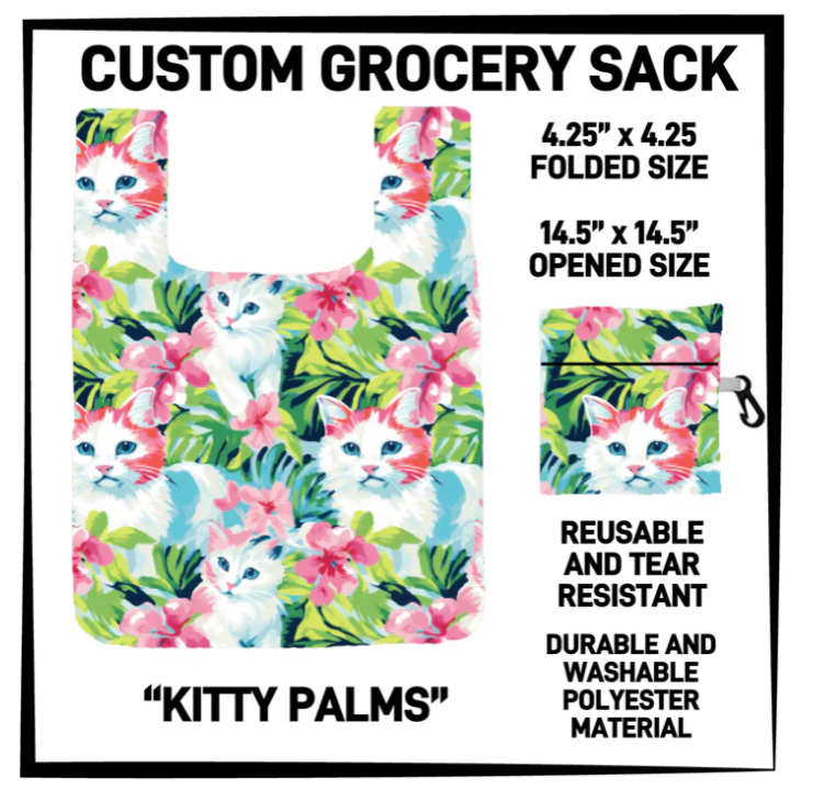 Kitty Palms Grocery Sack