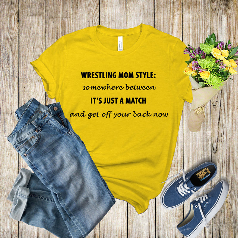 Graphic Tee - Wrestling Mom Style