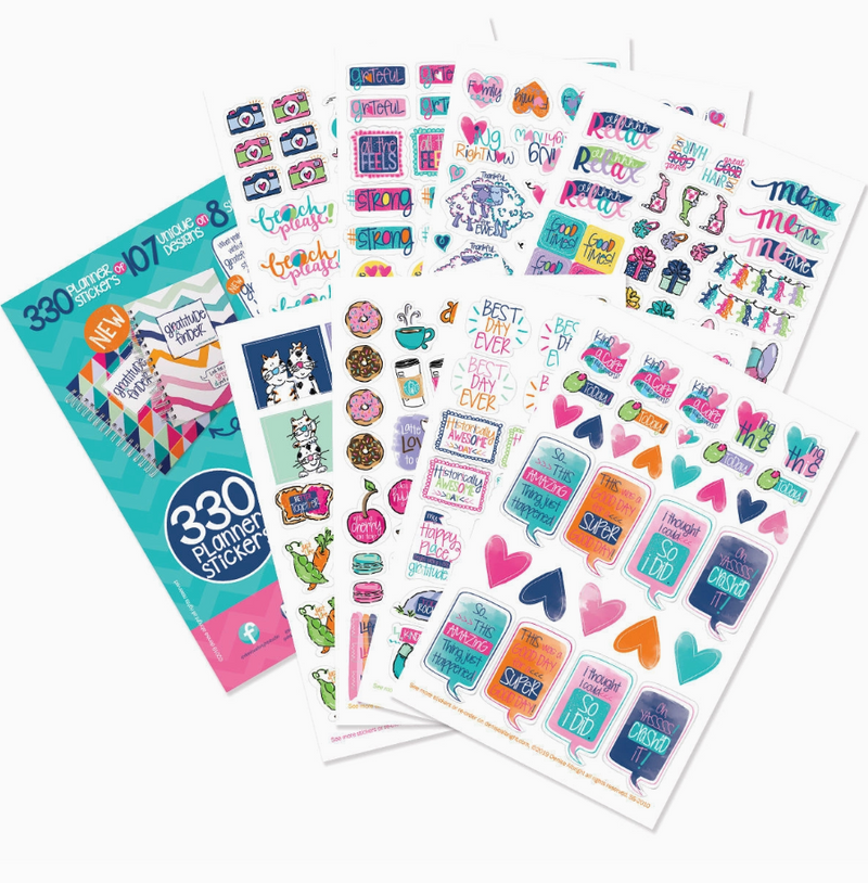 Denise Albright® - Grateful Heart Stickers For Journaling